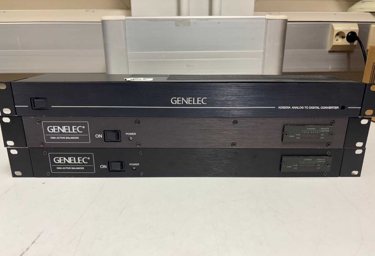 Equipamento de construção Converter Genelec AD9200A + active balancer DI8A 2pcs: foto 1