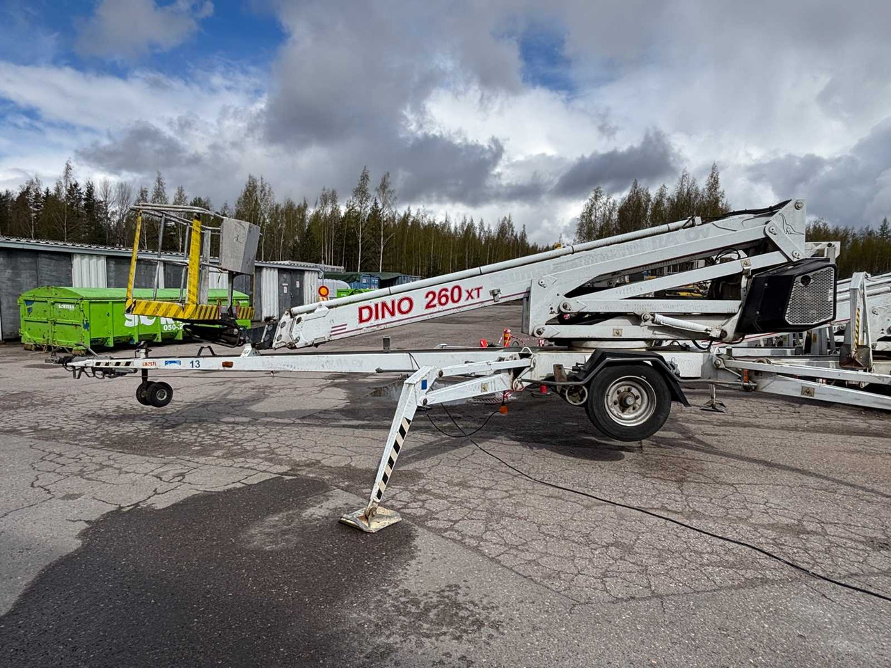 Trailer boom lift Dino 260XT - Plataforma de elevaçao rebocável: foto 2 Trailer boom lift Dino 260XT - Plataforma de elevaçao rebocável: foto 2