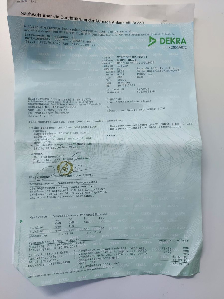 Iveco Daily 35s16 KOFFER LBW KLIMA - Carrinha de contentor: foto 3 Iveco Daily 35s16 KOFFER LBW KLIMA - Carrinha de contentor: foto 3