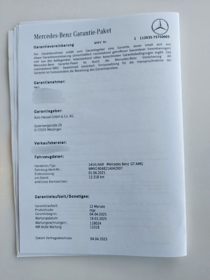 Mercedes-Benz AMG GT Roadster Nappa Burmester - Cabriolet: foto 4 Mercedes-Benz AMG GT Roadster Nappa Burmester - Cabriolet: foto 4