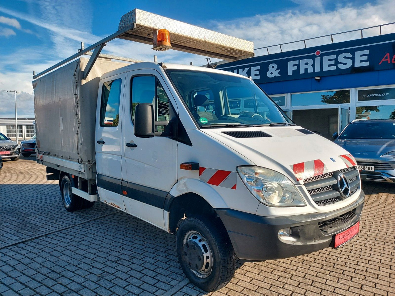 Mercedes-Benz Sprinter II Pritsche DoKa 516 4X4 Plane 6 Sitze - Furgão de toldo, Carrinha cabine dupla: foto 1 Mercedes-Benz Sprinter II Pritsche DoKa 516 4X4 Plane 6 Sitze - Furgão de toldo, Carrinha cabine dupla: foto 1