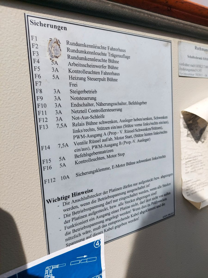 Caminhão com plataforma aérea Mercedes-Benz VARIO 816D 4x4 HUB Steiger Ruthmann K130: foto 20 Caminhão com plataforma aérea Mercedes-Benz VARIO 816D 4x4 HUB Steiger Ruthmann K130: foto 20