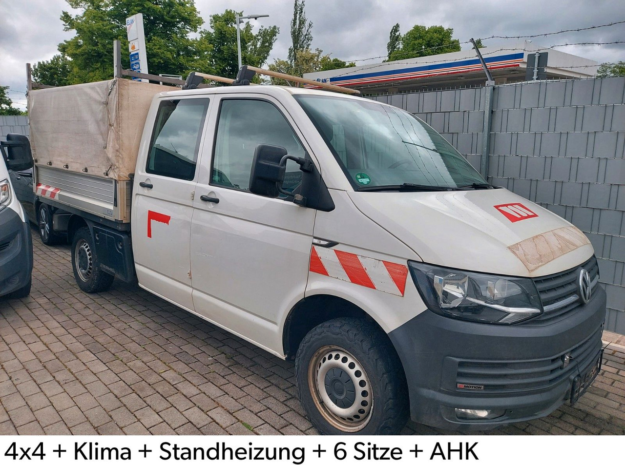 Volkswagen T6 Pritsche DOKA 4x4 6 Sitze Klima Standheizung - Furgão caixa aberta, Carrinha cabine dupla: foto 1 Volkswagen T6 Pritsche DOKA 4x4 6 Sitze Klima Standheizung - Furgão caixa aberta, Carrinha cabine dupla: foto 1