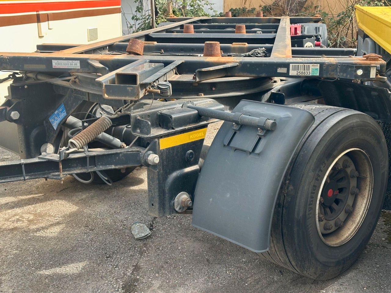 Kögel AW 18 - 19,5"-Lafette,Anhänger BDF,ATL Container - Reboque transportador de contêineres/ Caixa móvel: foto 1 Kögel AW 18 - 19,5"-Lafette,Anhänger BDF,ATL Container - Reboque transportador de contêineres/ Caixa móvel: foto 1