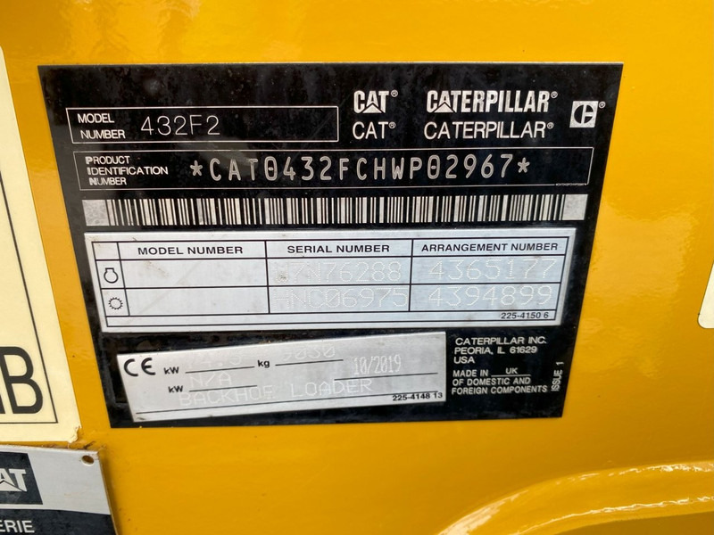 Retroescavadeira Caterpillar 432F2 NVT: foto 9