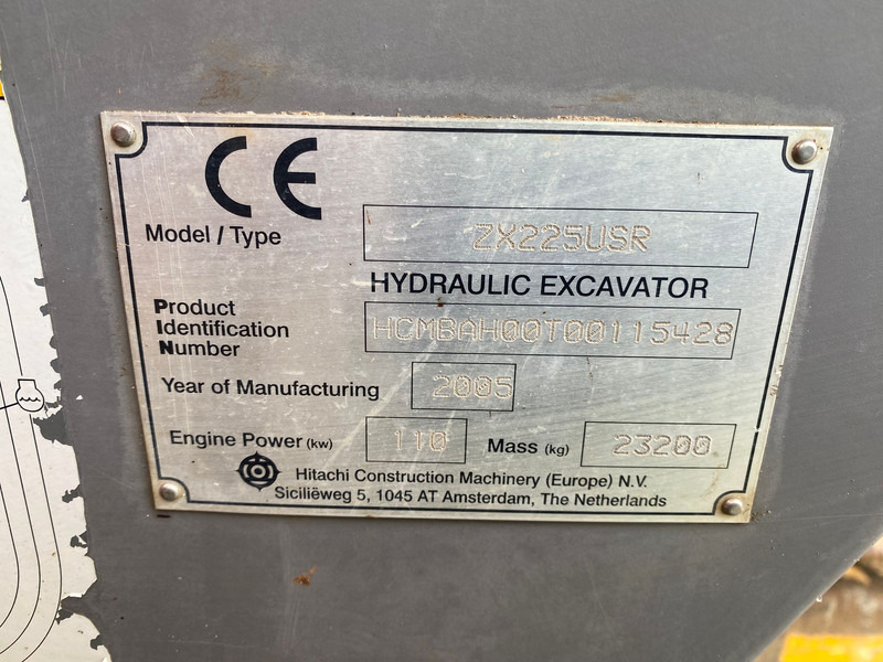 Locação de Hitachi ZX 225 USRLC NVT Hitachi ZX 225 USRLC NVT: foto 17