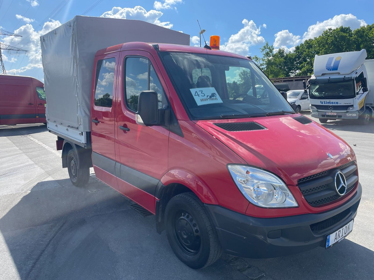 Mercedes-Benz Sprinter II 213 CDI Pritsche/DOKA/EU4/TÜV-05/27 - Furgão de toldo, Carrinha cabine dupla: foto 1 Mercedes-Benz Sprinter II 213 CDI Pritsche/DOKA/EU4/TÜV-05/27 - Furgão de toldo, Carrinha cabine dupla: foto 1