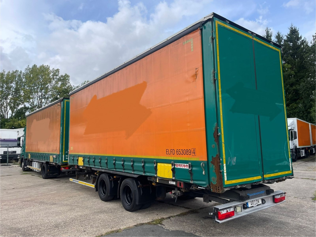 Scania G450 Pritsche+Plane/ANHÄNGER/KOTSCHENREUTHER - Caminhão com lona: foto 3 Scania G450 Pritsche+Plane/ANHÄNGER/KOTSCHENREUTHER - Caminhão com lona: foto 3