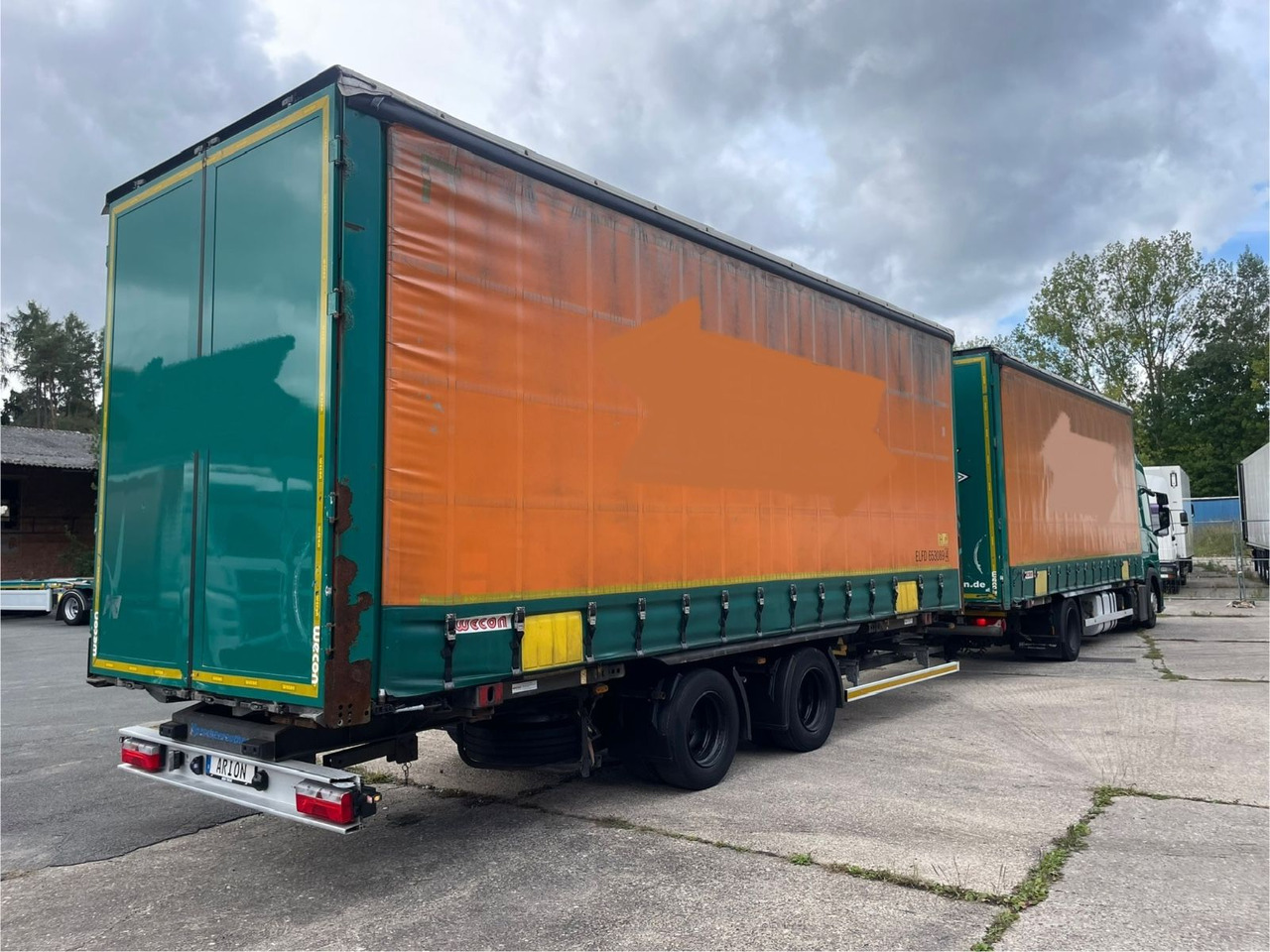 Scania G450 Pritsche+Plane/ANHÄNGER/KOTSCHENREUTHER - Caminhão com lona: foto 4 Scania G450 Pritsche+Plane/ANHÄNGER/KOTSCHENREUTHER - Caminhão com lona: foto 4