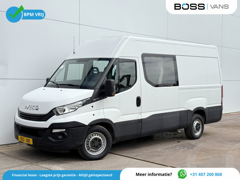 Iveco Daily 35S14 2.3 L2H2 Dubbele Cabine 7 Stoelen Mixto DoKa Airco Cruise Control Trekhaak 3.5t Lucht geveerde stoel - Furgão, Carrinha cabine dupla: foto 1 Iveco Daily 35S14 2.3 L2H2 Dubbele Cabine 7 Stoelen Mixto DoKa Airco Cruise Control Trekhaak 3.5t Lucht geveerde stoel - Furgão, Carrinha cabine dupla: foto 1