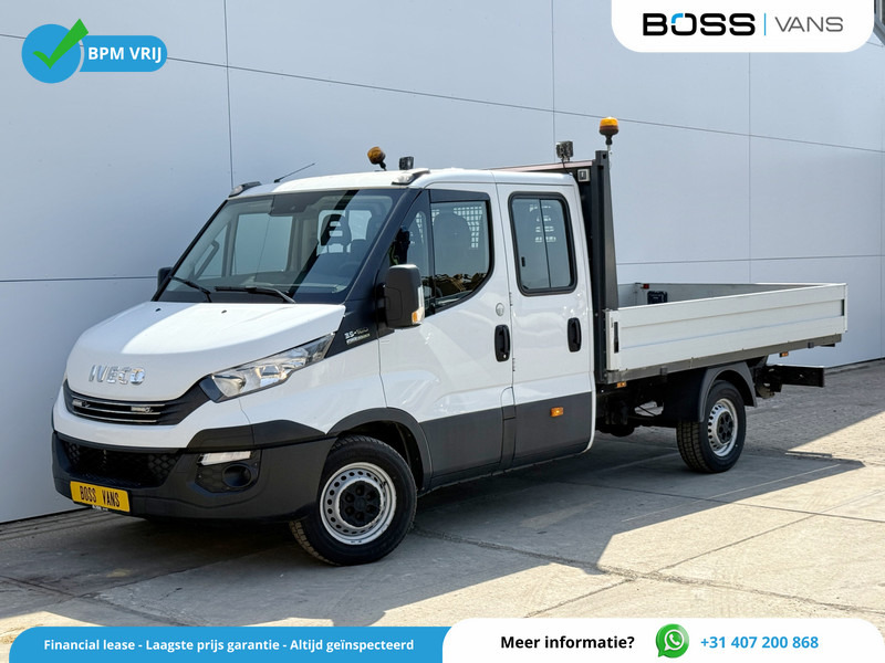 Iveco Daily 35S16 2.3 Automaat Dubbele Cabine Open laadbak Pritsche Pick up Trekhaak 3.5t Climate Control 7 Zitplaatsen Standkachel - Furgão caixa aberta, Carrinha cabine dupla: foto 1 Iveco Daily 35S16 2.3 Automaat Dubbele Cabine Open laadbak Pritsche Pick up Trekhaak 3.5t Climate Control 7 Zitplaatsen Standkachel - Furgão caixa aberta, Carrinha cabine dupla: foto 1
