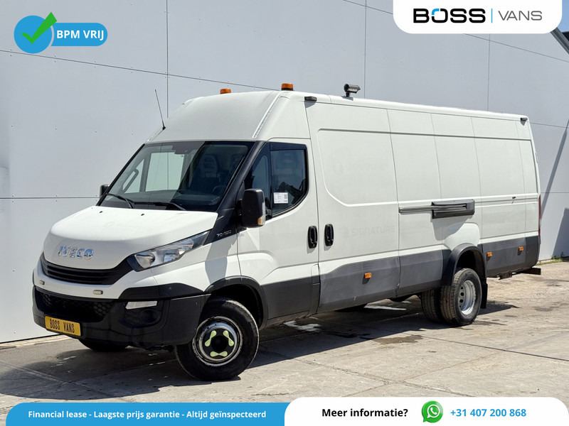 Iveco Daily 70C18 3.0L L4H2 Dubbellucht Airco Cruise Control Dubbele Schuif Oprijplaat Trekhaak Camera Tachograaf - Furgão: foto 1 Iveco Daily 70C18 3.0L L4H2 Dubbellucht Airco Cruise Control Dubbele Schuif Oprijplaat Trekhaak Camera Tachograaf - Furgão: foto 1