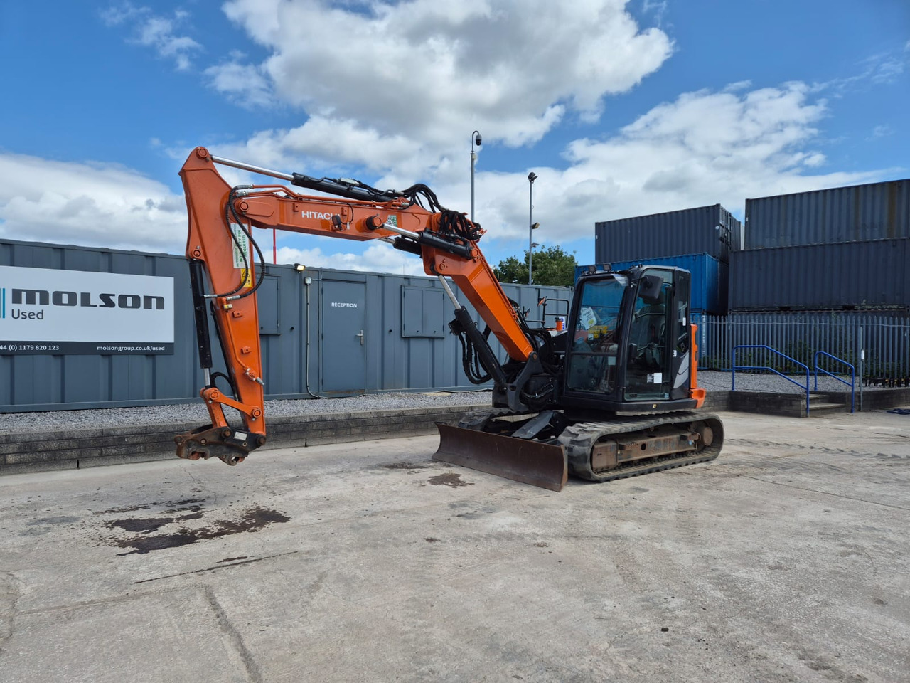 Mini escavadeira Hitachi ZX85USBR-6 2PB: foto 1