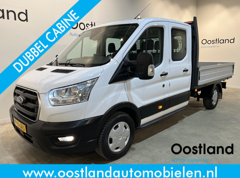 Ford Transit 2.0 TDCI L3H1 130 PK DC Dubbel Cabine Trend Open Laadbak / Euro 6 / Airco / Cruise Control / Trekhaak / CarPlay / 23.600 KM !! / BPM VRIJ !! - Furgão caixa aberta, Carrinha cabine dupla: foto 1 Ford Transit 2.0 TDCI L3H1 130 PK DC Dubbel Cabine Trend Open Laadbak / Euro 6 / Airco / Cruise Control / Trekhaak / CarPlay / 23.600 KM !! / BPM VRIJ !! - Furgão caixa aberta, Carrinha cabine dupla: foto 1