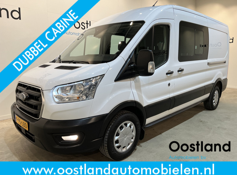 Ford Transit 350 2.0 TDCI L3H2 Trend 130 PK DC Dubbel Cabine / Euro 6 / Airco / Schuifdeur L + R / Cruise Control / Trekhaak / Camera / BPM VRIJ !! - Furgão, Carrinha cabine dupla: foto 1 Ford Transit 350 2.0 TDCI L3H2 Trend 130 PK DC Dubbel Cabine / Euro 6 / Airco / Schuifdeur L + R / Cruise Control / Trekhaak / Camera / BPM VRIJ !! - Furgão, Carrinha cabine dupla: foto 1
