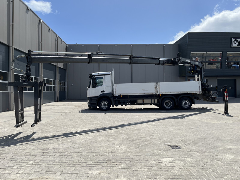 Mercedes-Benz ANTOS 2546 6X2 Bouwstoffenauto / Open laadbak vv KRAAN MKG HLK 221-3 met Palletklem - Camião de caixa aberta/ Plataforma, Caminhão grua: foto 2 Mercedes-Benz ANTOS 2546 6X2 Bouwstoffenauto / Open laadbak vv KRAAN MKG HLK 221-3 met Palletklem - Camião de caixa aberta/ Plataforma, Caminhão grua: foto 2