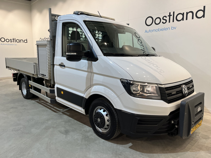 Furgão caixa aberta, Caminhão grua Volkswagen Crafter Crafter 50 TDI 180 PK Open Laadbak / Hiab Kraan / Euro 6 / Airco / Trekhaak 3500 KG / Cruise Control / CarPlay / 51.000 KM !! C-Rijbewijs !!: foto 18