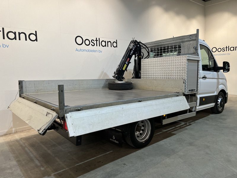 Furgão caixa aberta, Caminhão grua Volkswagen Crafter Crafter 50 TDI 180 PK Open Laadbak / Hiab Kraan / Euro 6 / Airco / Trekhaak 3500 KG / Cruise Control / CarPlay / 51.000 KM !! C-Rijbewijs !!: foto 5