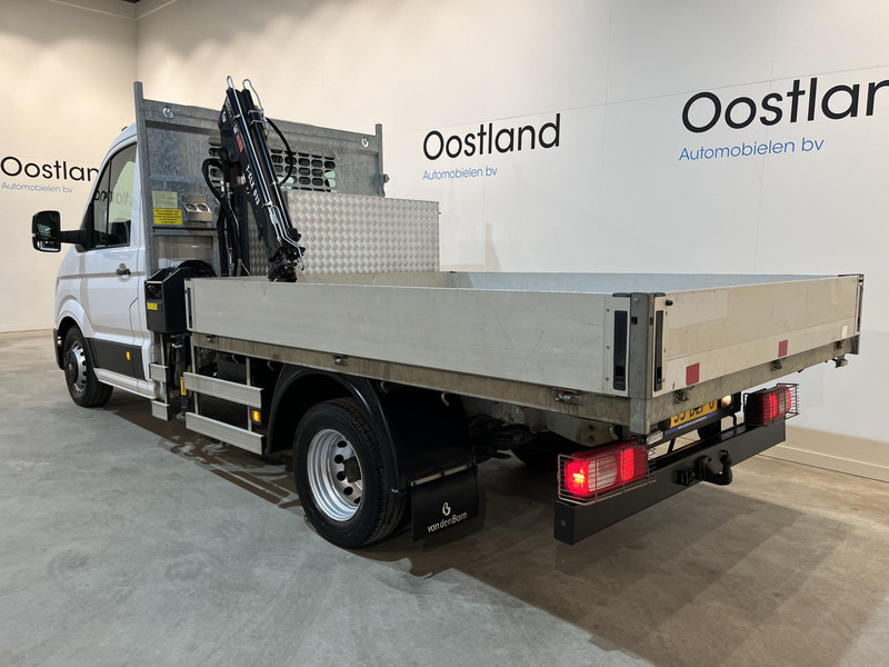 Furgão caixa aberta, Caminhão grua Volkswagen Crafter Crafter 50 TDI 180 PK Open Laadbak / Hiab Kraan / Euro 6 / Airco / Trekhaak 3500 KG / Cruise Control / CarPlay / 51.000 KM !! C-Rijbewijs !!: foto 16