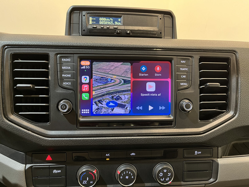 Furgão caixa aberta, Caminhão grua Volkswagen Crafter Crafter 50 TDI 180 PK Open Laadbak / Hiab Kraan / Euro 6 / Airco / Trekhaak 3500 KG / Cruise Control / CarPlay / 51.000 KM !! C-Rijbewijs !!: foto 7
