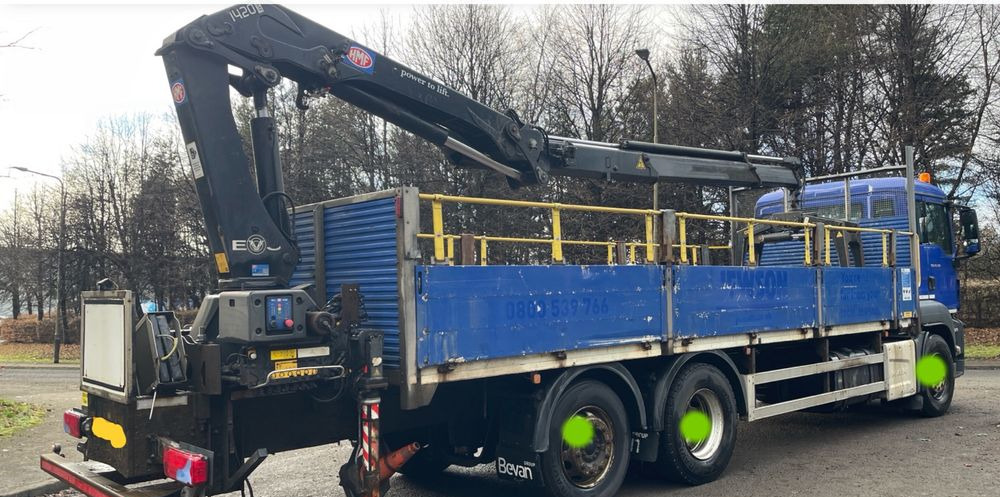 MAN Man tgs 26.320 6x2 hds hmf 1420k-rc euro6 platforma skrzynia - Camião de caixa aberta/ Plataforma: foto 2 MAN Man tgs 26.320 6x2 hds hmf 1420k-rc euro6 platforma skrzynia - Camião de caixa aberta/ Plataforma: foto 2