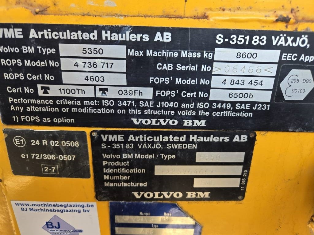 Caminhão articulado Volvo BM A 25: foto 21