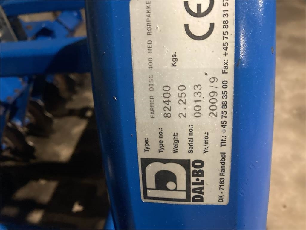 Dal-Bo FARMER DISC 4000 - Grades de discos: foto 4 Dal-Bo FARMER DISC 4000 - Grades de discos: foto 4