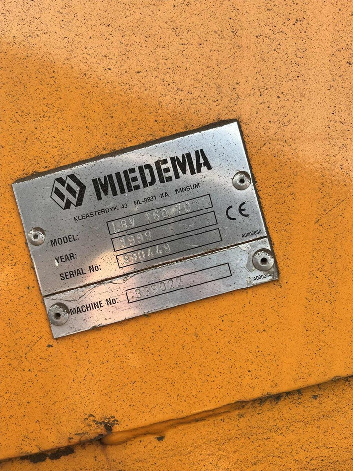 Miedema LBV160-70 - Correia transportadora: foto 2 Miedema LBV160-70 - Correia transportadora: foto 2