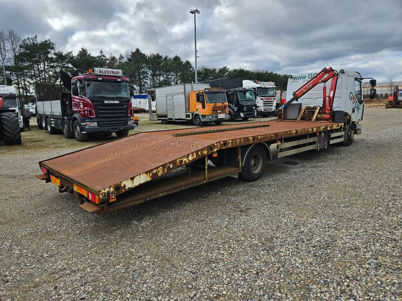 Renault Midlum 220 Machine/auto Transport and crane(2 stk) - Caminhão transporte de veículos, Caminhão grua: foto 4 Renault Midlum 220 Machine/auto Transport and crane(2 stk) - Caminhão transporte de veículos, Caminhão grua: foto 4