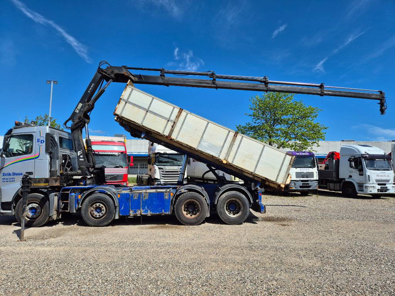 Volvo FH 460 8x2/4 //Hiab 166 E-4// 3 way tip - Caminhão grua: foto 1 Volvo FH 460 8x2/4 //Hiab 166 E-4// 3 way tip - Caminhão grua: foto 1