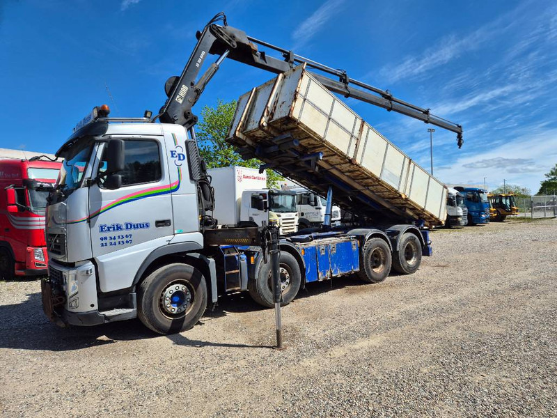 Volvo FH 460 8x2/4 //Hiab 166 E-4// 3 way tip - Caminhão grua: foto 2 Volvo FH 460 8x2/4 //Hiab 166 E-4// 3 way tip - Caminhão grua: foto 2