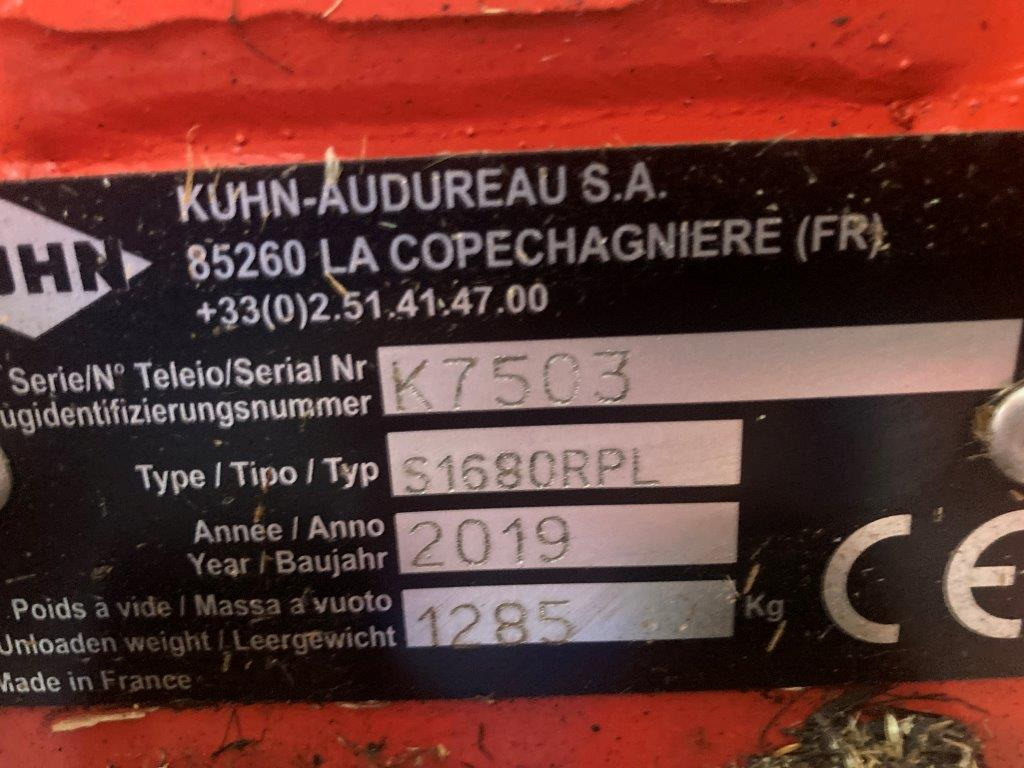 Triturador de martelos/ Destroçador Kuhn SpringLonger S1680RPL: foto 9