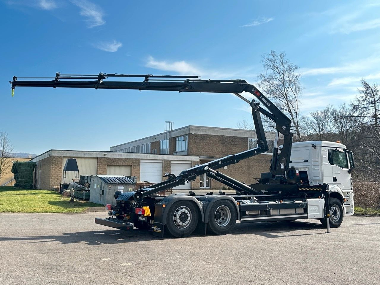 MAN TGS 26.470 6x2 Abrollkipper + Kran Hiab 228-4 - Caminhão polibenne, Caminhão grua: foto 5 MAN TGS 26.470 6x2 Abrollkipper + Kran Hiab 228-4 - Caminhão polibenne, Caminhão grua: foto 5