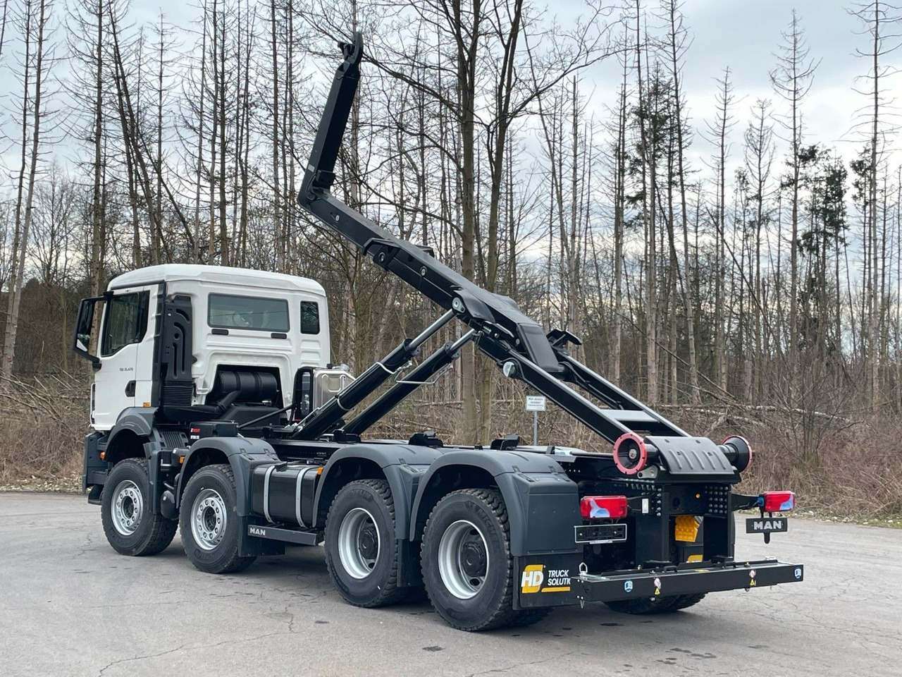 MAN TGS 35.470 8x4 Euro6e Hiab MultLift Abrollkipper - Caminhão polibenne, Caminhão grua: foto 4 MAN TGS 35.470 8x4 Euro6e Hiab MultLift Abrollkipper - Caminhão polibenne, Caminhão grua: foto 4