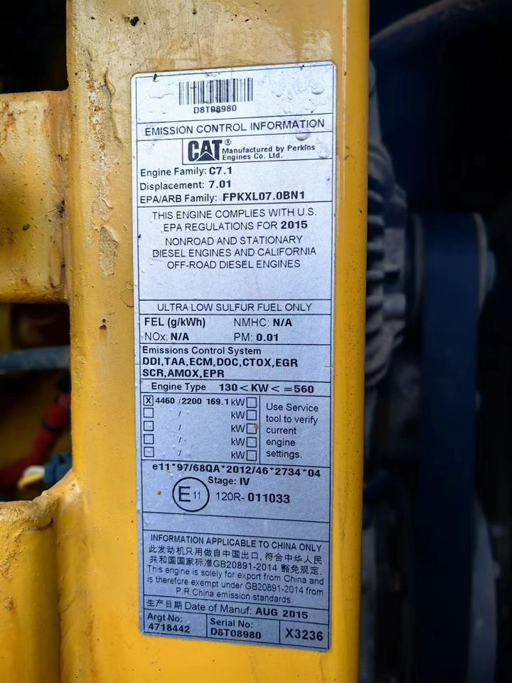 Carregadeira de rodas Second Hand Caterpillar CAT 950GC Wheel Loader Used CAT 950GC Wheel Loaders 950GC in Low Price for Hot Sale: foto 6