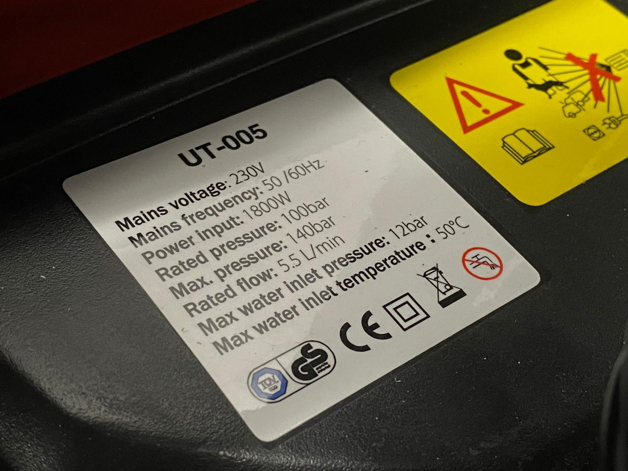 UltraToolz 1800W Hogedrukreiniger - Máquina de limpeza: foto 4 UltraToolz 1800W Hogedrukreiniger - Máquina de limpeza: foto 4