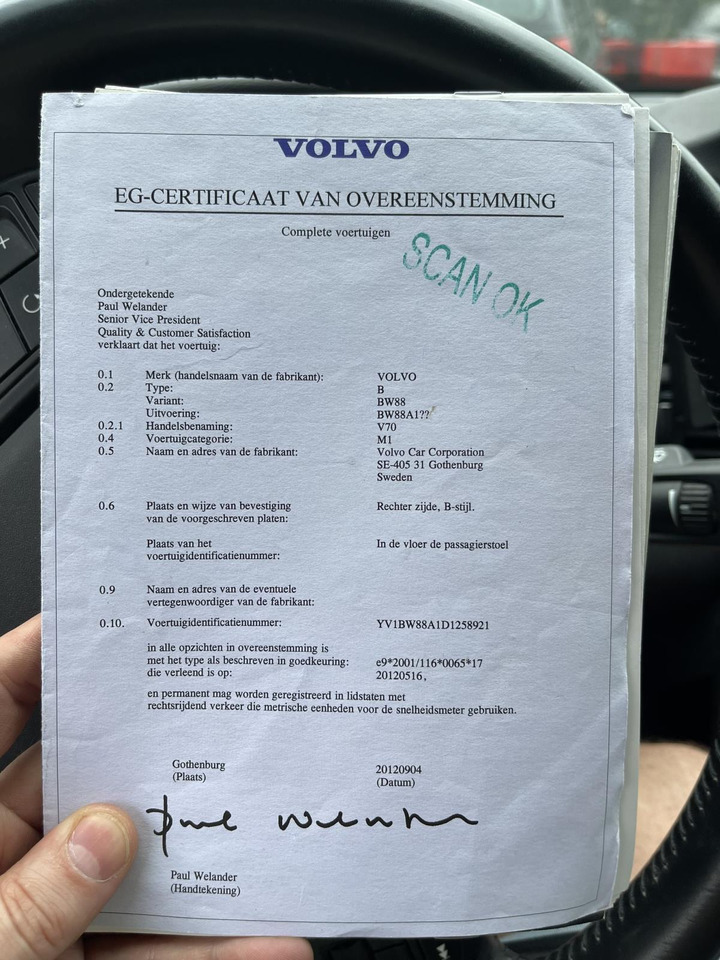 Volvo V70 2.0 D4 Momentum | 2012 | 348.089 km | JK-854-N - Automóvel: foto 2 Volvo V70 2.0 D4 Momentum | 2012 | 348.089 km | JK-854-N - Automóvel: foto 2