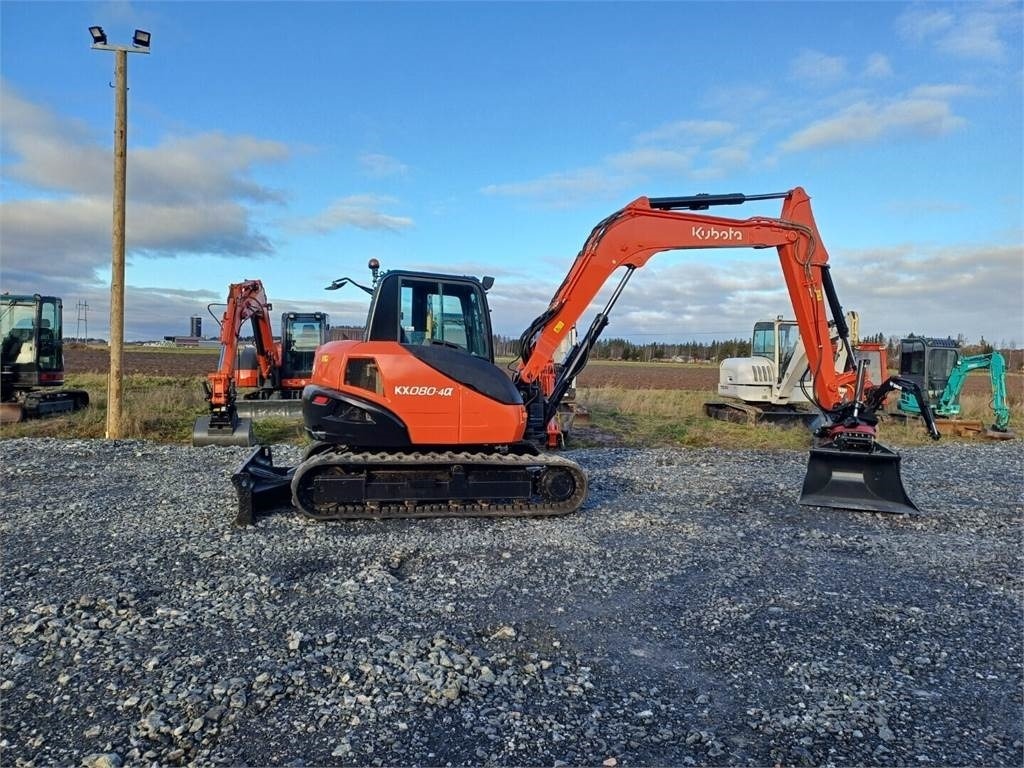 Kubota KX080-4a Pyörittäjällä - Mini escavadeira: foto 5 Kubota KX080-4a Pyörittäjällä - Mini escavadeira: foto 5