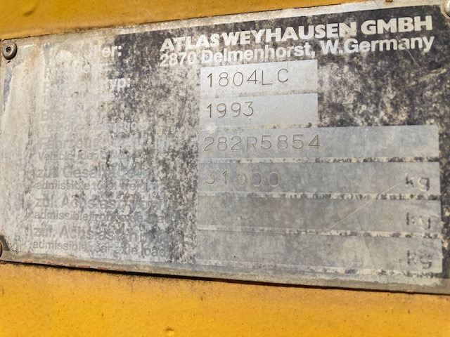 Pelle sur Chenilles ATLAS 1804 - Escavadora de rastos: foto 5 Pelle sur Chenilles ATLAS 1804 - Escavadora de rastos: foto 5