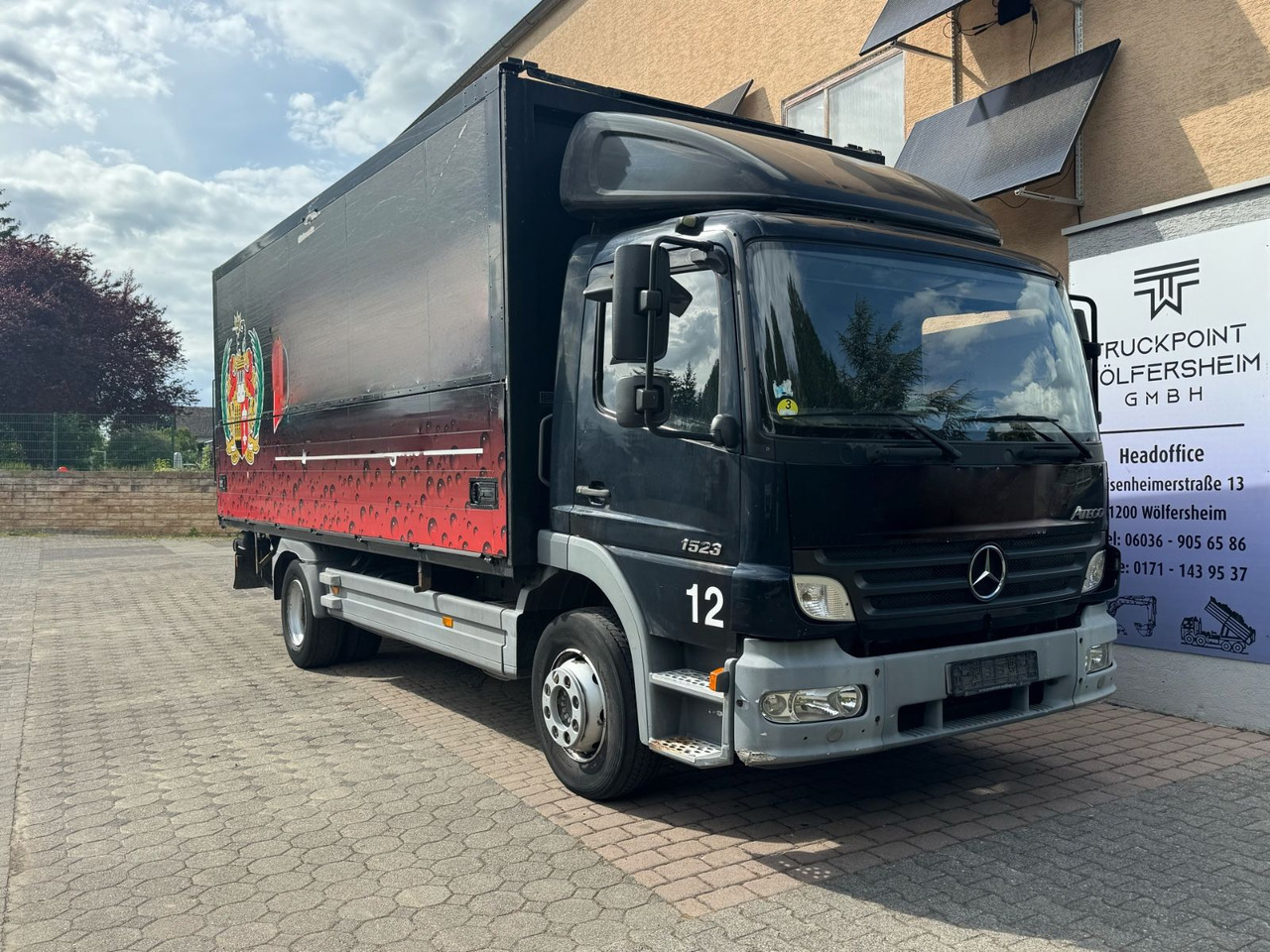 Mercedes-Benz Atego1523/LBW/AHK/Klima/Standh./aus.1Hand - Caminhão transporte de bebidas: foto 1 Mercedes-Benz Atego1523/LBW/AHK/Klima/Standh./aus.1Hand - Caminhão transporte de bebidas: foto 1