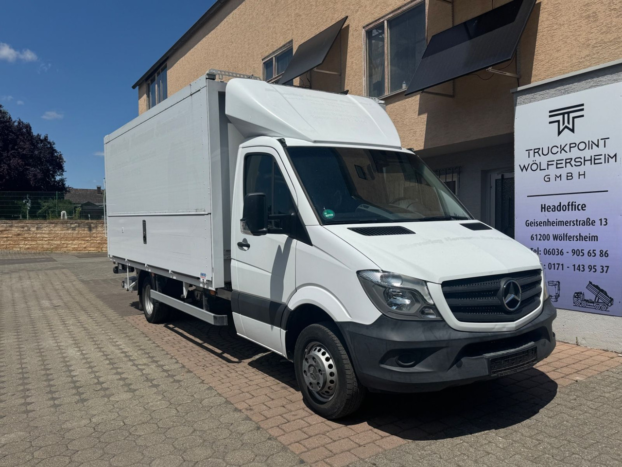 Mercedes-Benz Sprinter 514/LBW/KLIMA/aus.1Hand/GT-Zertifikat - Caminhão transporte de bebidas: foto 1 Mercedes-Benz Sprinter 514/LBW/KLIMA/aus.1Hand/GT-Zertifikat - Caminhão transporte de bebidas: foto 1