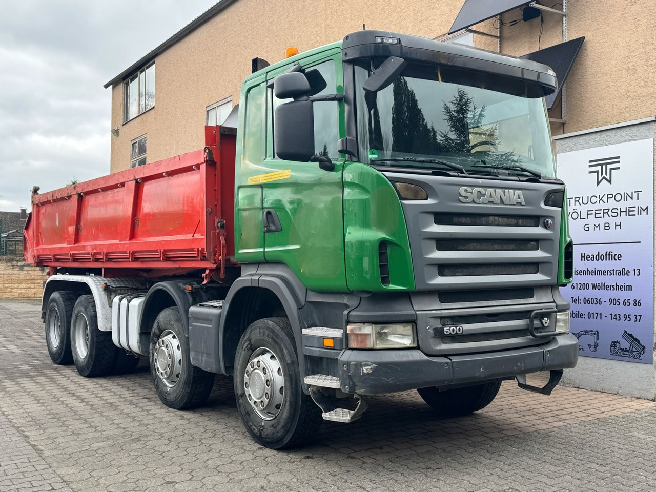 Scania R500/V8/BB/KLIMA/8x4/Dautel/Top-Zustand! - Caminhão basculante: foto 1 Scania R500/V8/BB/KLIMA/8x4/Dautel/Top-Zustand! - Caminhão basculante: foto 1