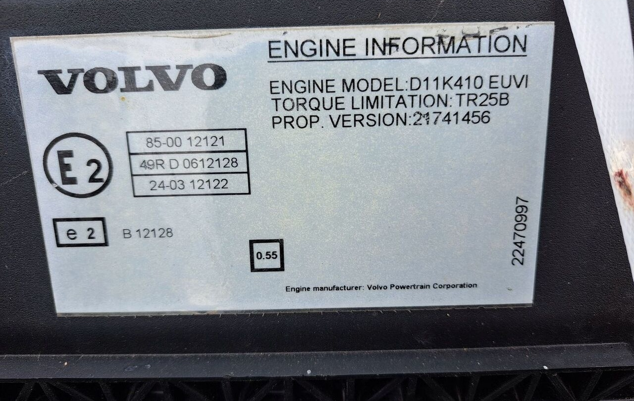 Motor de Caminhão VOLVO   Volvo FM 4 FMX 4 D11K 410 450: foto 6
