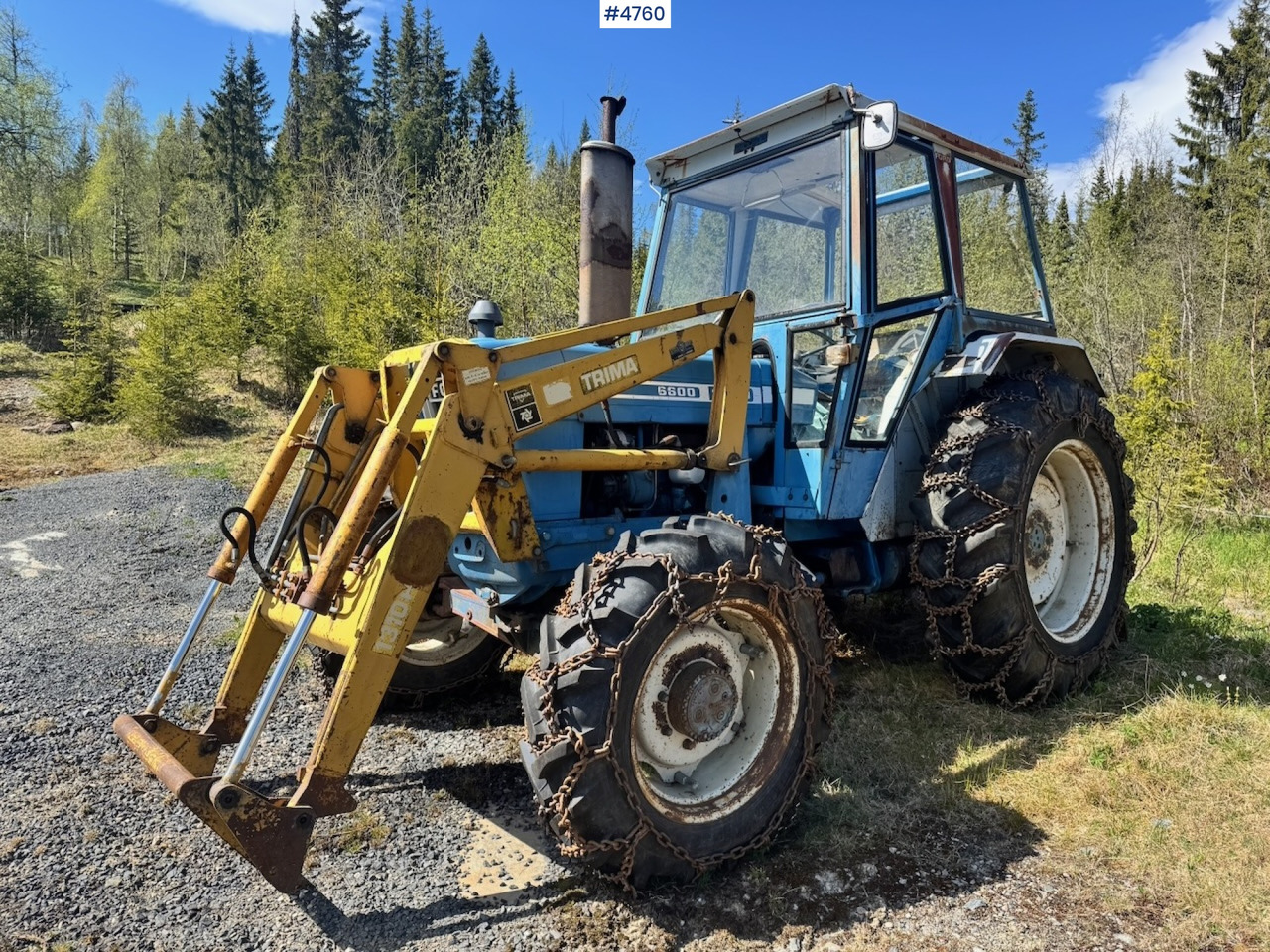 1978 Ford 6600 4x4 w/ Front Loader, Bucket, Twin Wheels and Winch. - Trator: foto 2 1978 Ford 6600 4x4 w/ Front Loader, Bucket, Twin Wheels and Winch. - Trator: foto 2