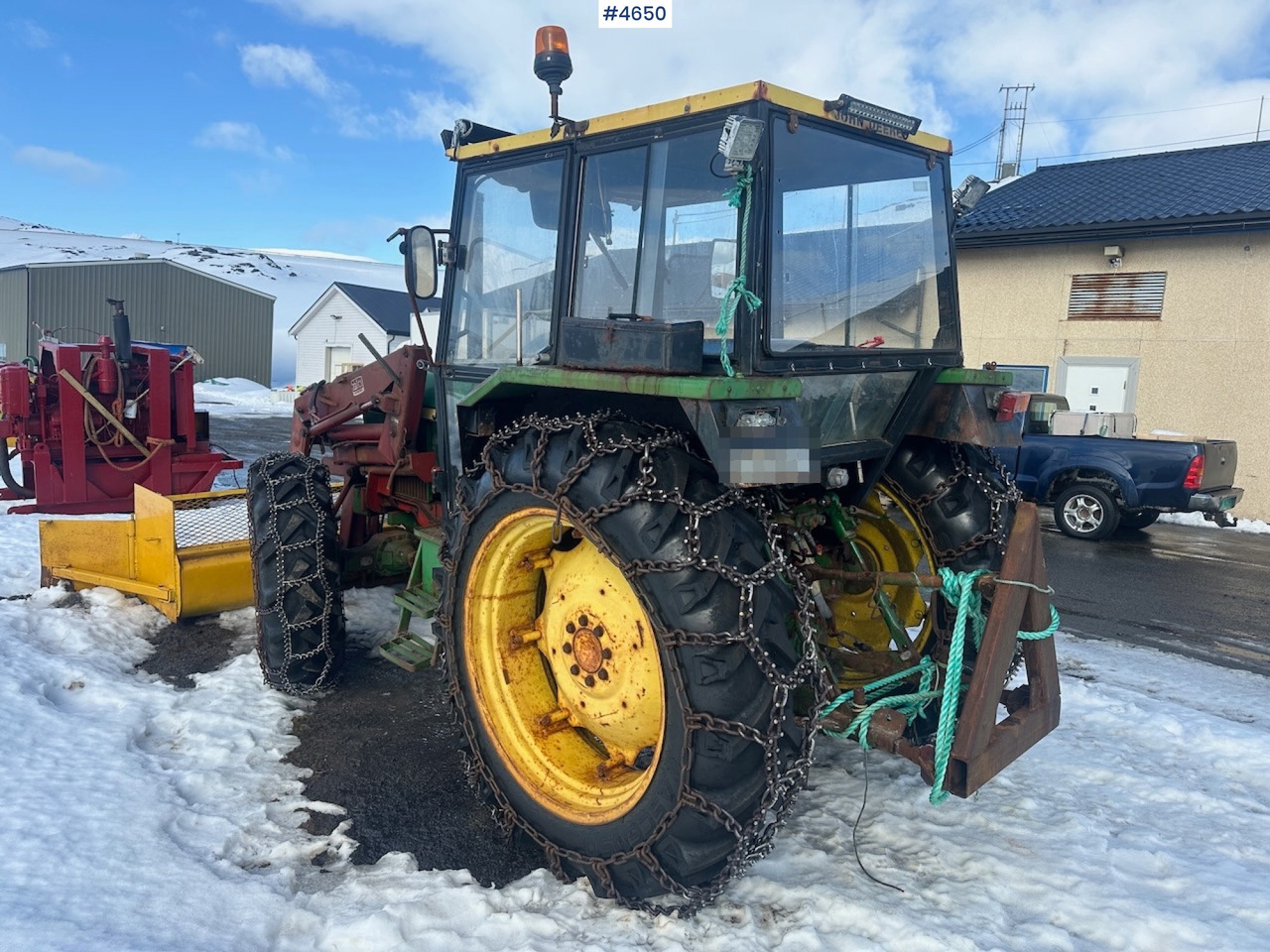 1981 John Deere 2040 w/ loader, triangle, snow blower, pallet forks and hydraulic unit. WATCH VIDEO. - Trator: foto 3 1981 John Deere 2040 w/ loader, triangle, snow blower, pallet forks and hydraulic unit. WATCH VIDEO. - Trator: foto 3