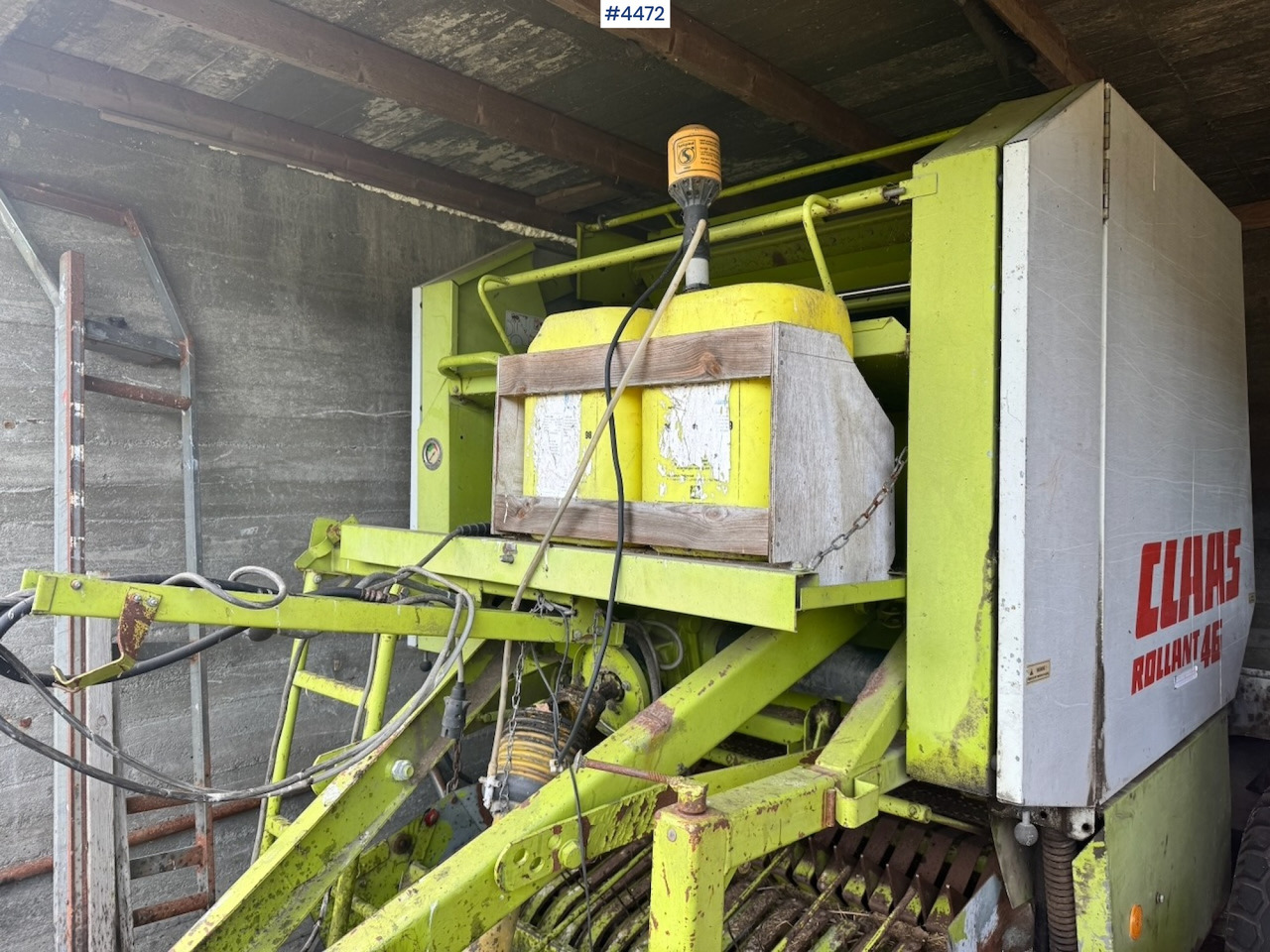 1990 Claas Rollant 46 Round Baler - Máquina para produção de feno: foto 3 1990 Claas Rollant 46 Round Baler - Máquina para produção de feno: foto 3