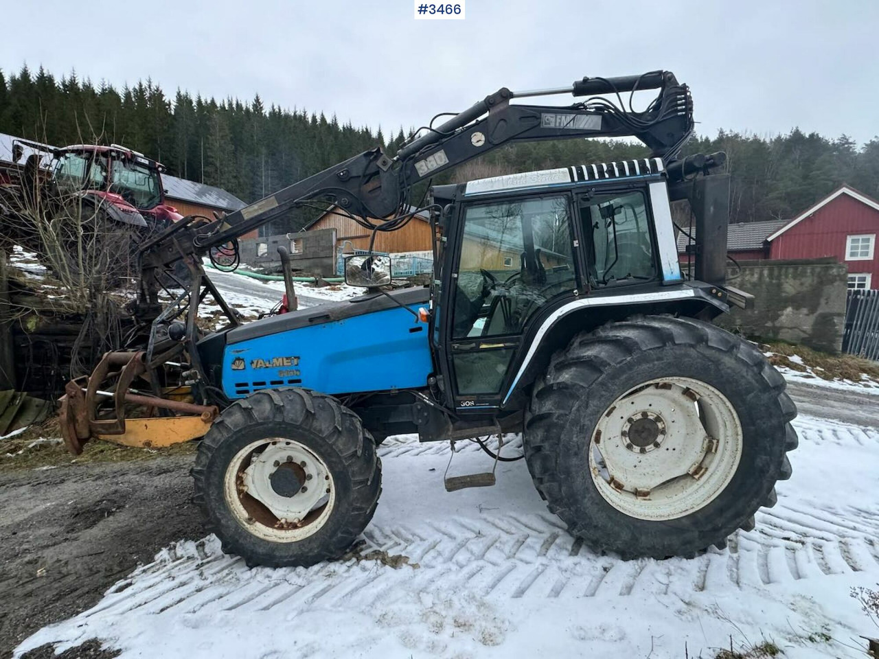 1993 Valmet 8100 m/ Hiab FMV Crane and timber trailer - Trator: foto 4 1993 Valmet 8100 m/ Hiab FMV Crane and timber trailer - Trator: foto 4