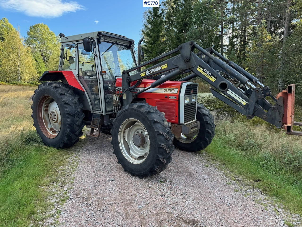 1995 Massey Ferguson 399 w/ front loader. - Trator: foto 1 1995 Massey Ferguson 399 w/ front loader. - Trator: foto 1