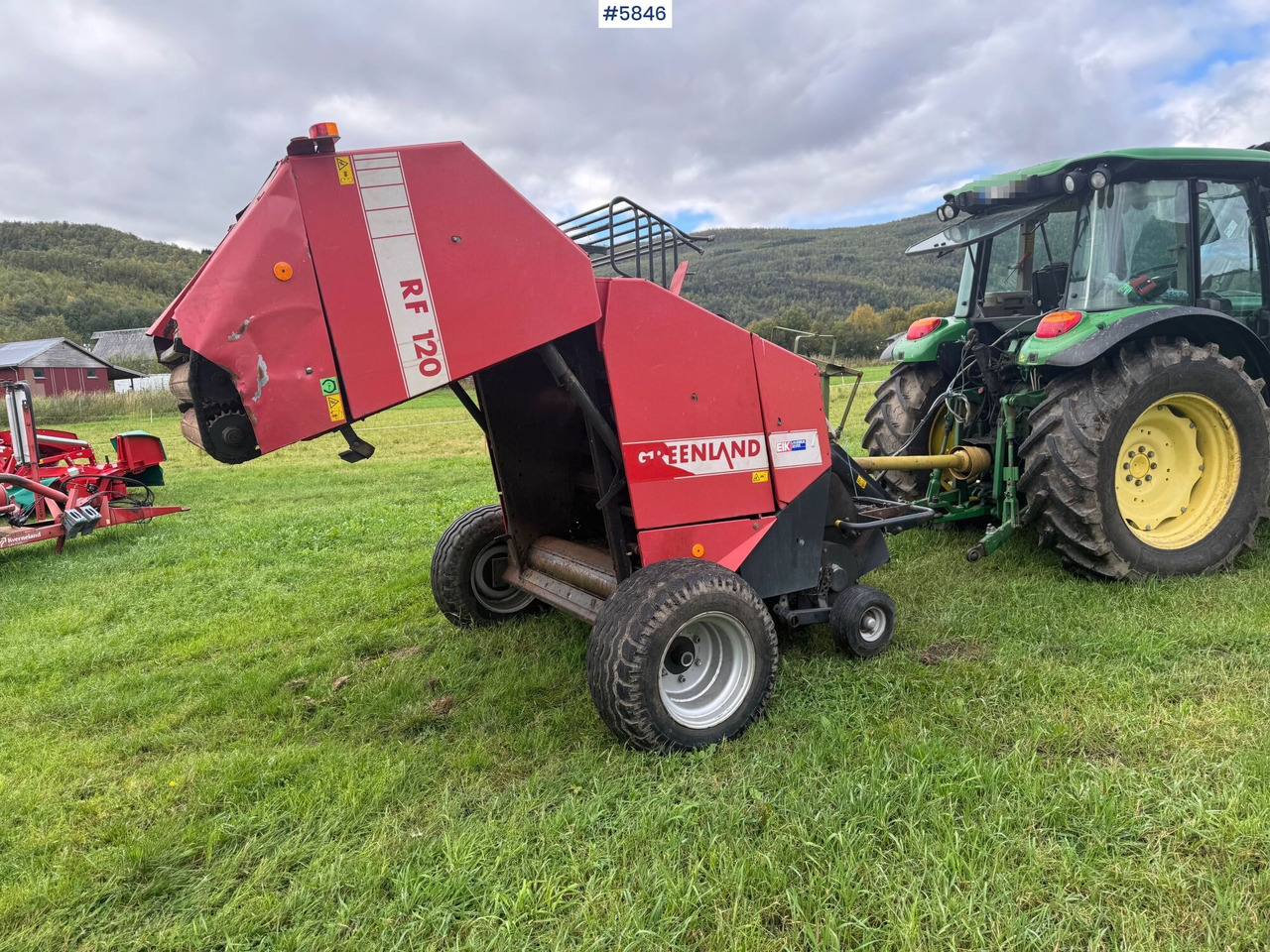 1996 Greenland RF120 round baler. WATCH THE VIDEO! - Máquina para produção de feno: foto 1 1996 Greenland RF120 round baler. WATCH THE VIDEO! - Máquina para produção de feno: foto 1