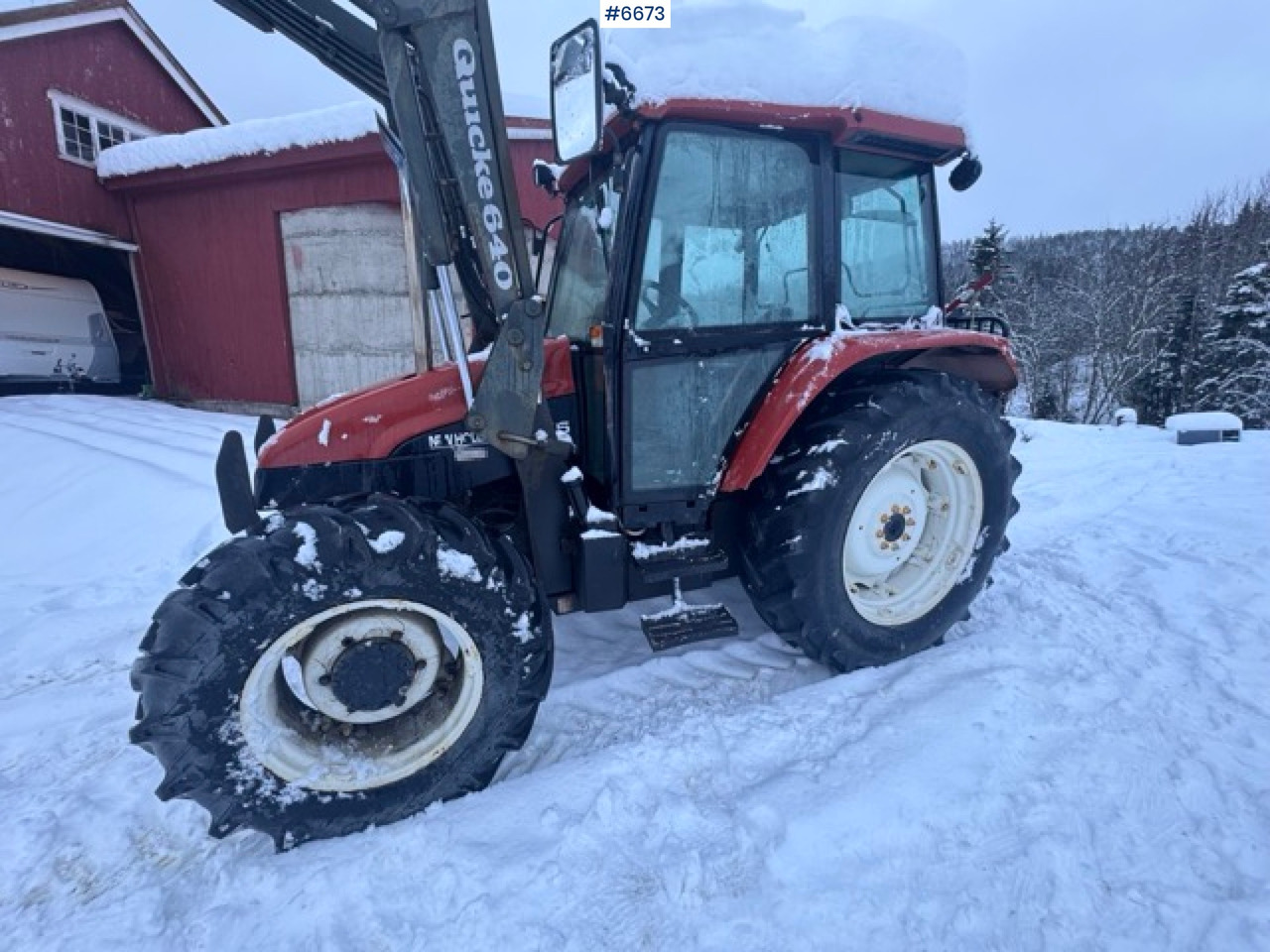 Trator 1996 New Holland L75 with front loader and 3rd function: foto 8 Trator 1996 New Holland L75 with front loader and 3rd function: foto 8